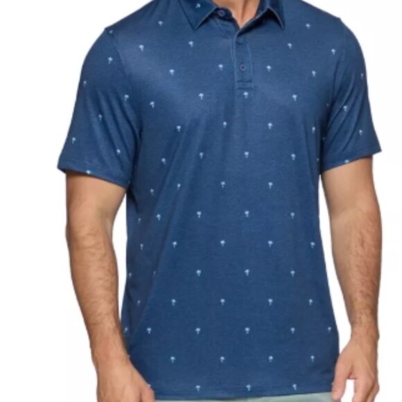 NWT Flag and Anthem Men's Palm Printed Polo Shirt in Size XXL - Picture 16 of 16